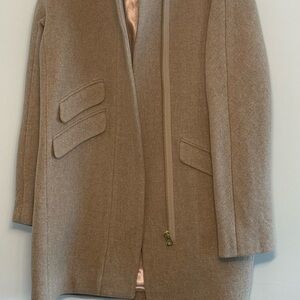 Women's Tan Wool Coat